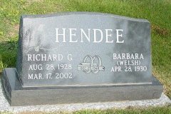 Richard G & Barbara Hendee