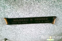 Mildred H Hendee