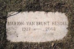 Marion Van Brunt Hendee