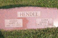Louis F and Mary Anna Decker Hendee