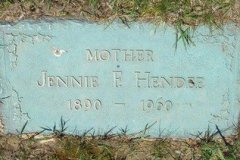 Jennie F Hendee