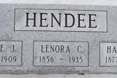 Horace J, Lenora C, Harry W Hendee