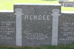 Hendee Monument, Lakeside Cem, Illinois
