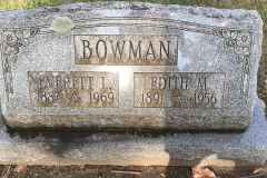 Everett I and Edith M Bowman
