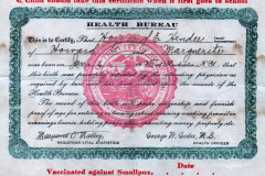 Howard E Hendee Birth Certificate