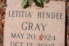 Vera Letitia Hendee (Grey)