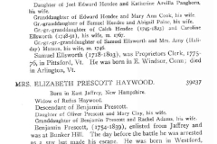 KATHERINE HENDEE, DAR Lineage