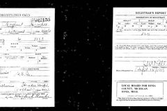 Lee Wayland Hendee, Draft Card