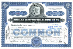 Indian Motorcycle Stock 1930